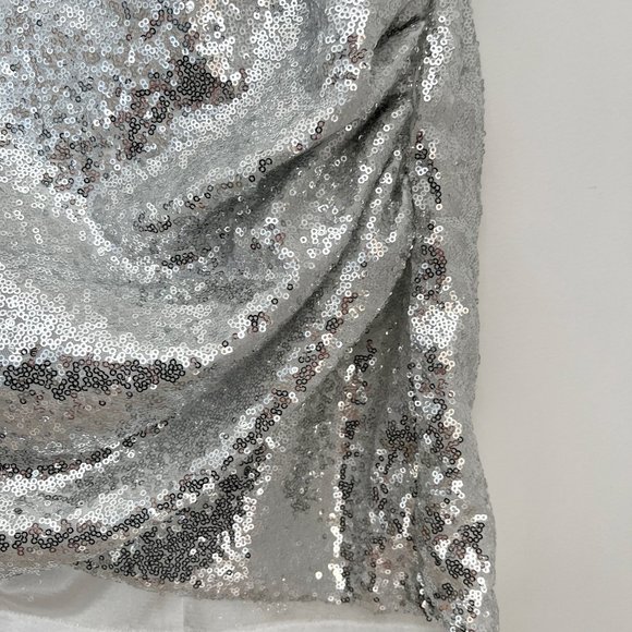 Silver Sequin Skirt - Picture 11 of 15